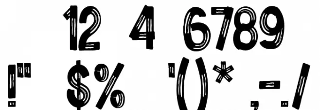 Fortune Coin Font OTHER CHARS