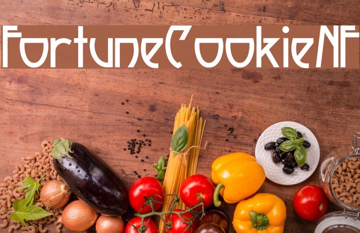 Fortune Cookie NF Font examples