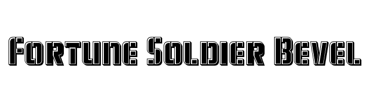 Fortune Soldier Bevel  Frei Schriftart Herunterladen