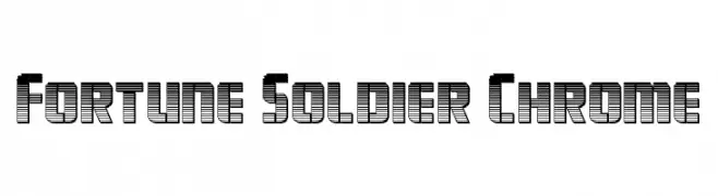 Fortune Soldier Chrome  Fuentes Gratis Descargar