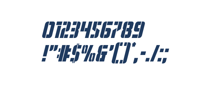 Fortune Soldier Condensed Ital Other Characters