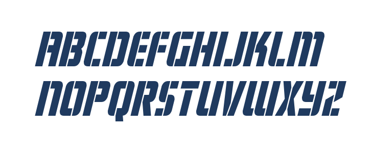 Fortune Soldier Condensed Ital Lowercase