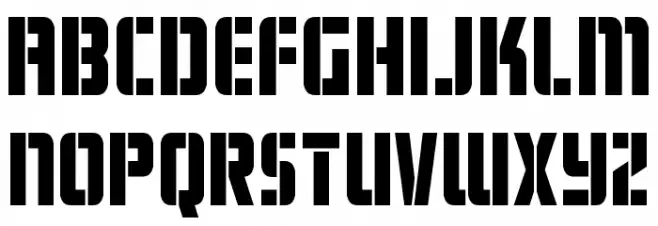 Fortune Soldier Condensed फ़ॉन्ट लोअरकेस