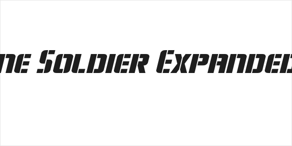 Fortune Soldier Expanded Italic Logo