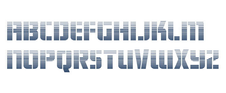 Fortune Soldier Gradient Lowercase