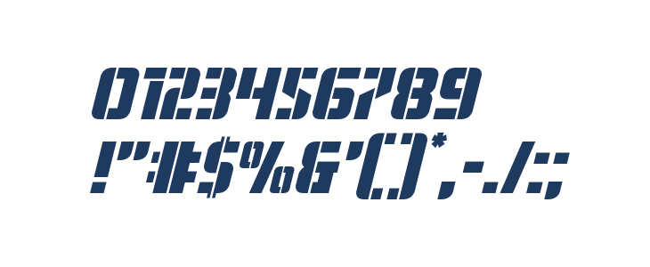 Fortune Soldier Italic Other Characters