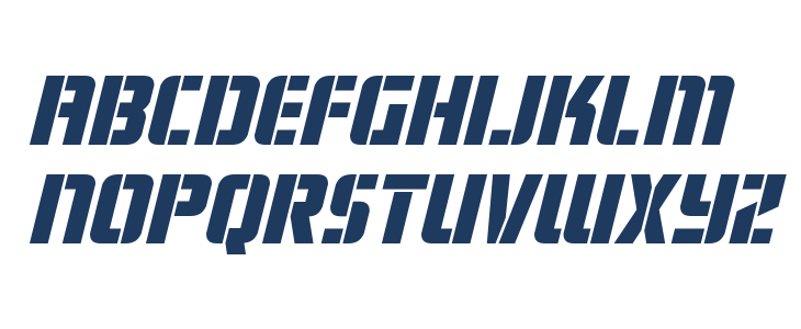 Fortune Soldier Italic Lowercase