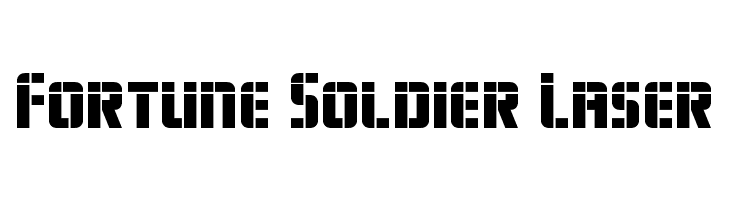Fortune Soldier Laser  免费字体下载