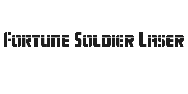 Fortune Soldier Laser Logo