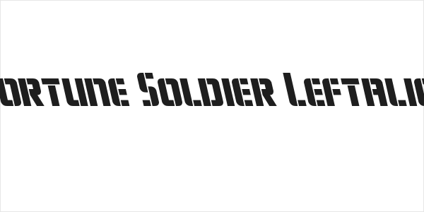 Fortune Soldier Leftalic Logo