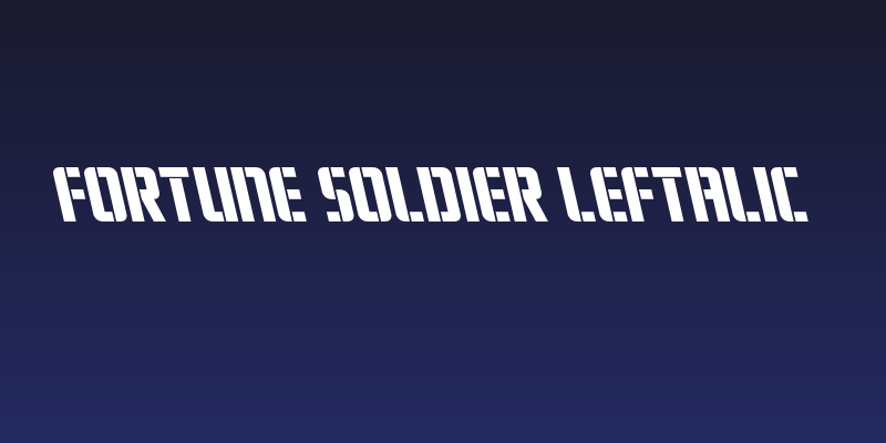 Fortune Soldier Leftalic Social Header
