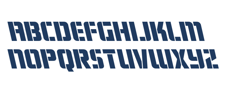 Fortune Soldier Leftalic Lowercase