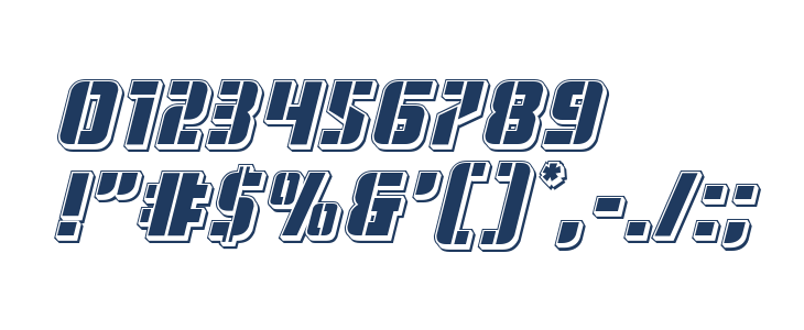 Fortune Soldier Punch Italic Other Characters