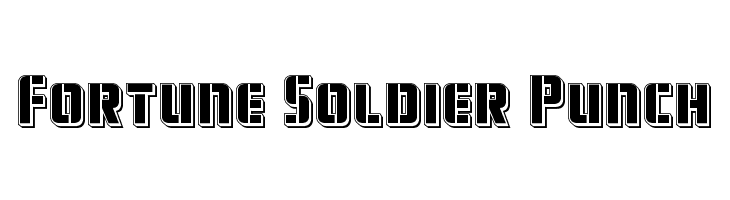 Fortune Soldier Punch  フリーフォントのダウンロード