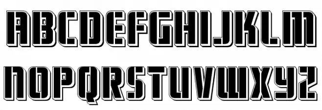 Fortune Soldier Punch Schriftart Groß