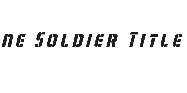 Fortune Soldier Title Italic Logo