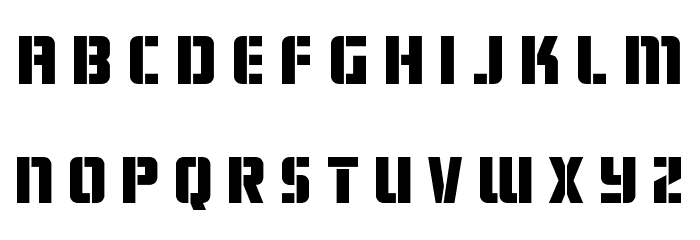 Fortune Soldier Title Font LOWERCASE