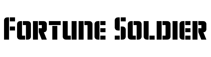 Fortune Soldier  baixar fontes gratis