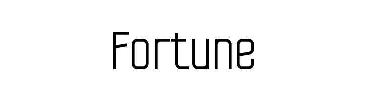Fortune  font caratteri gratis
