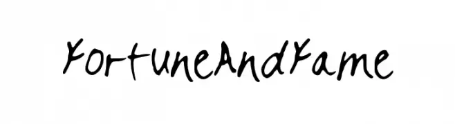 FortuneAndFame  baixar fontes gratis