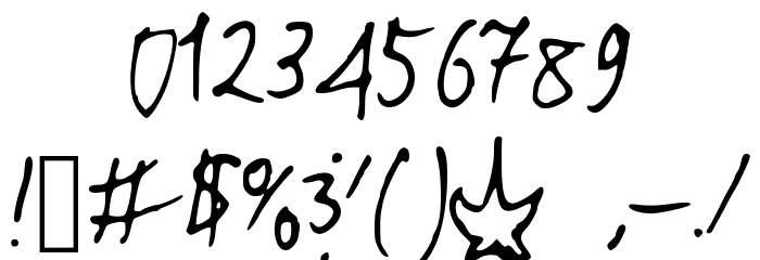 FortuneAndFame Font OTHER CHARS