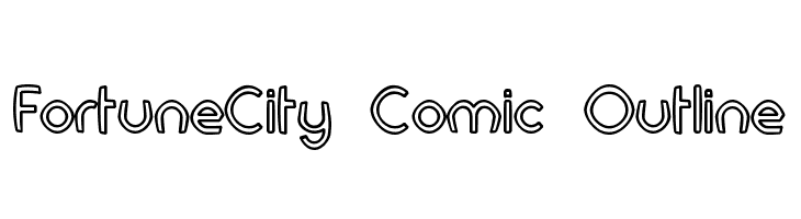 FortuneCity Comic Outline Font