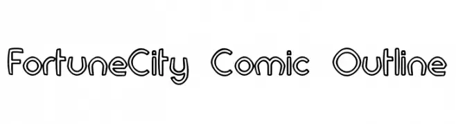 FortuneCity Comic Outline  Скачать бесплатные шрифты