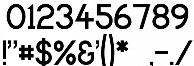 FortuneCity Font Alte caractere