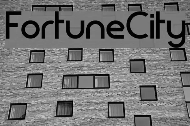 FortuneCity Font examples