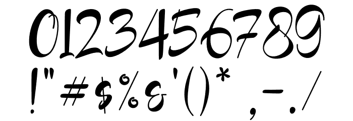Fortunela Font OTHER CHARS