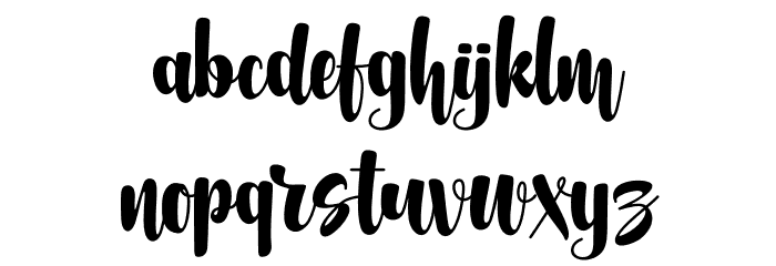 Fortunela Font LOWERCASE