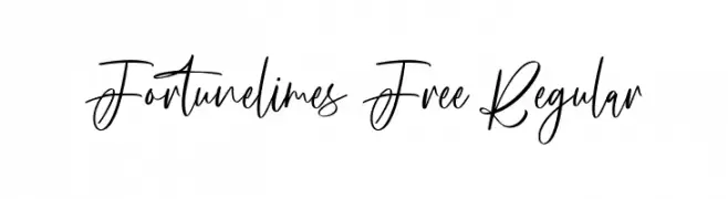 Fortunelimes Free Regular フォント