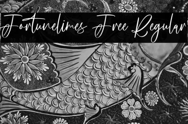 Fortunelimes Free Regular フォント examples