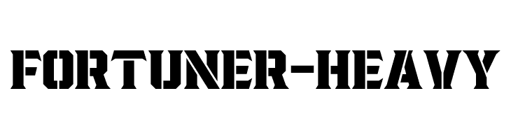 Fortuner-Heavy  Fuentes Gratis Descargar
