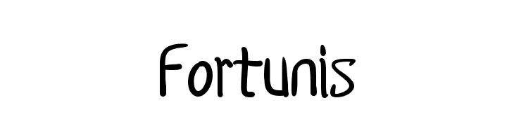 Fortunis  नि: शुल्क फ़ॉन्ट्स डाउनलोड