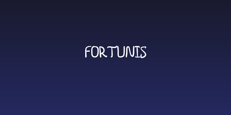 Fortunis Social Header