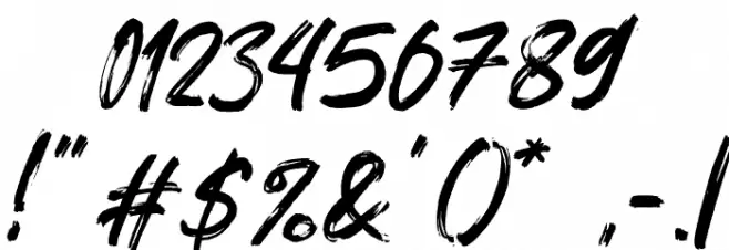 Forturn Font OTHER CHARS