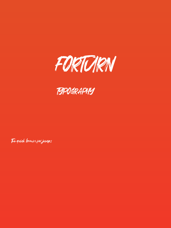 Forturn Poster