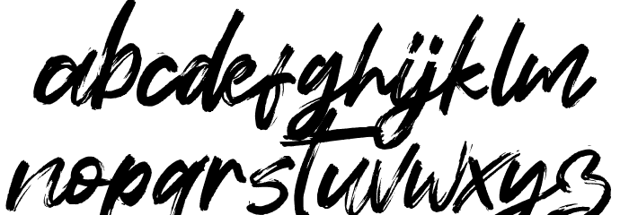 Forturn Font LOWERCASE