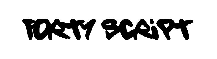 Forty Script Font