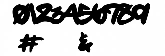 Forty Script Font OTHER CHARS