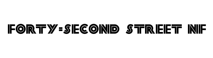 Forty-Second Street NF Font