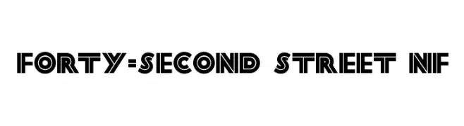 Forty-Second Street NF  免费字体下载