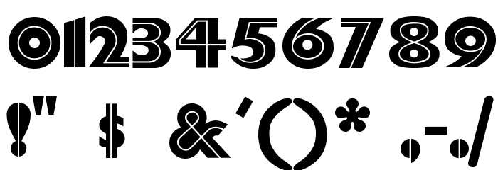 Forty-SecondStreet Font OTHER CHARS