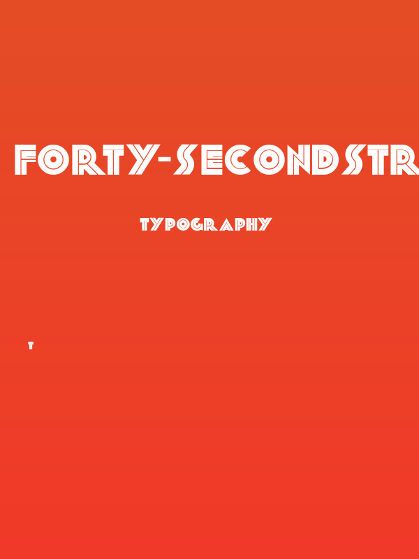 Forty-SecondStreet Poster