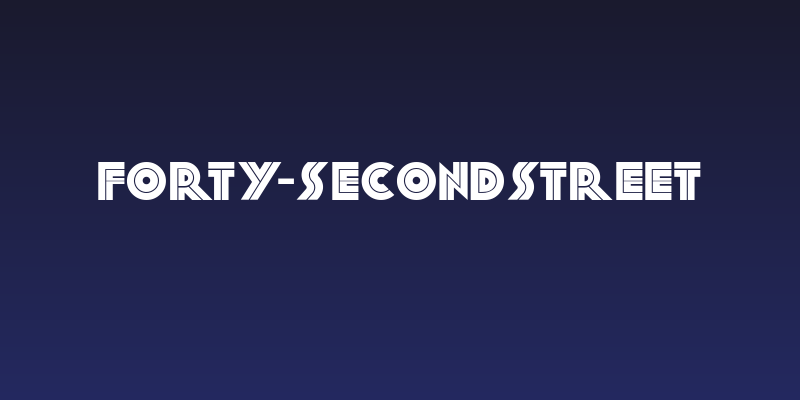 Forty-SecondStreet Social Header