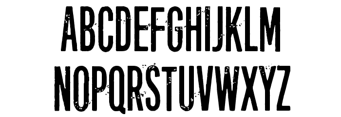 Forty-six Font LOWERCASE