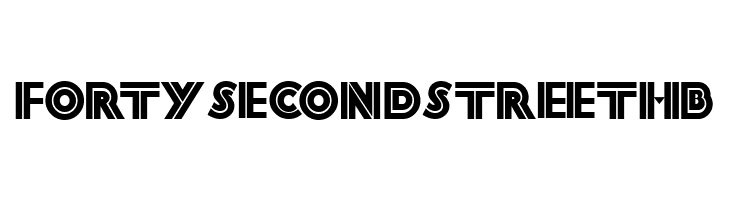 FortySecondStreetHB  Free Fonts Download