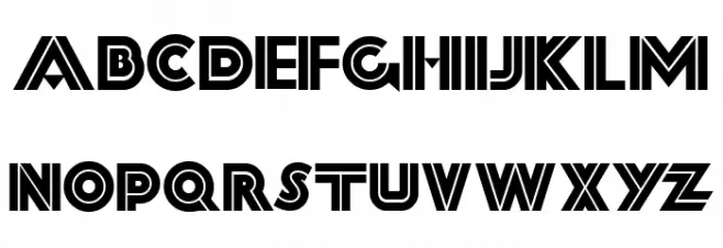 FortySecondStreetHB フォント 大文字