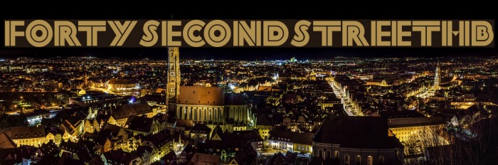 FortySecondStreetHB Font examples